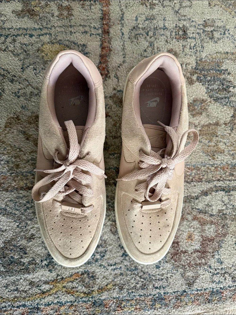 Nike Women’s Air Force 1 Low — “Particle Beige” Suede